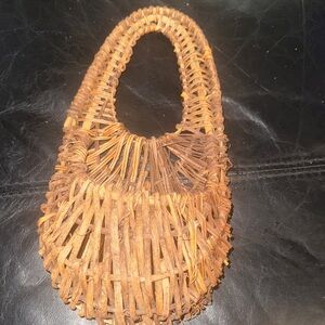 Artisan Woven Tan Shoulder Bag